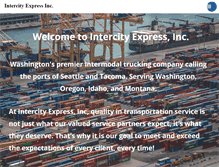 Tablet Screenshot of intercityexpressinc.com